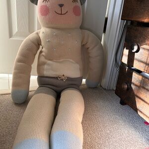 Adorable Knit giant Blabla wooly sheep stuffed doll